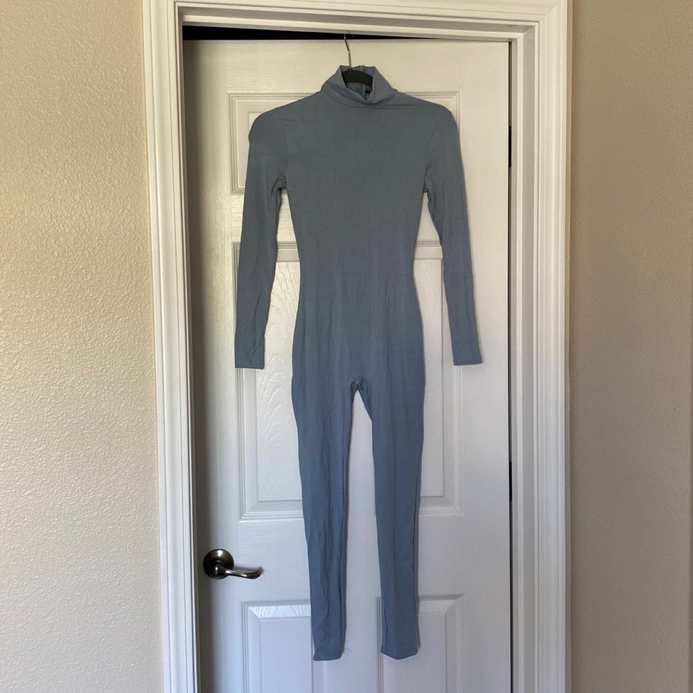 Blue jumpsuit
